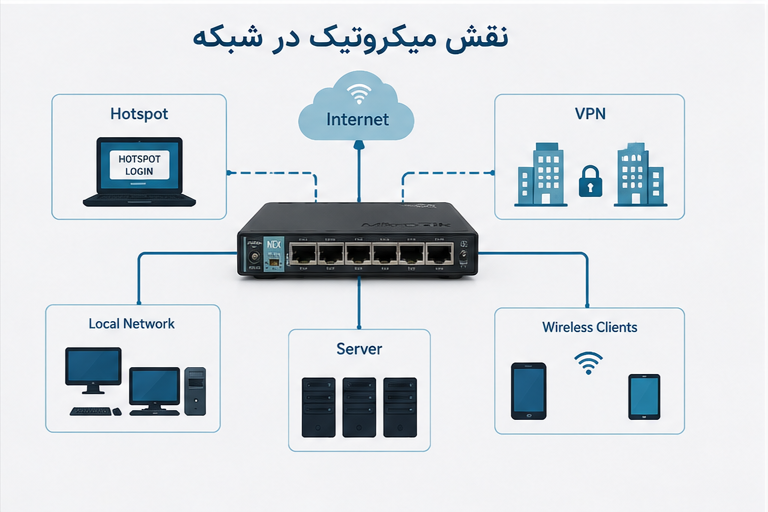 نقش میکروتیک در شبکه